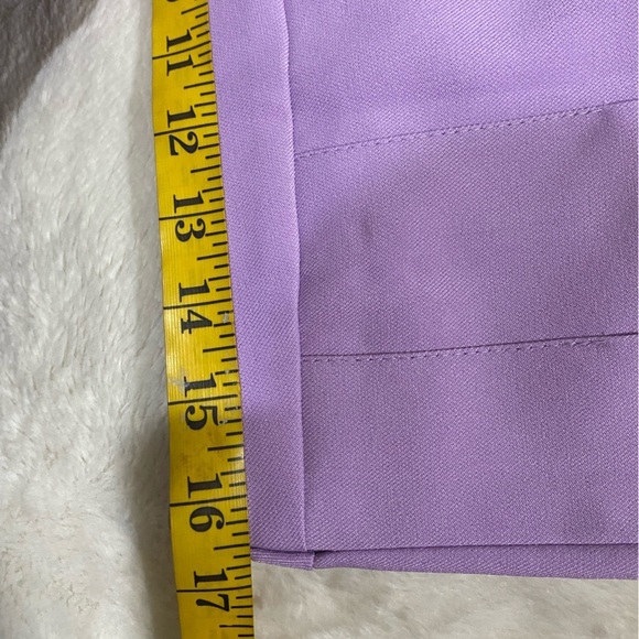 Lilac Purple Tennis Skort Skirt With Box Pleated Side Zip Tennis Preppy Trendy - Picture 12 of 13